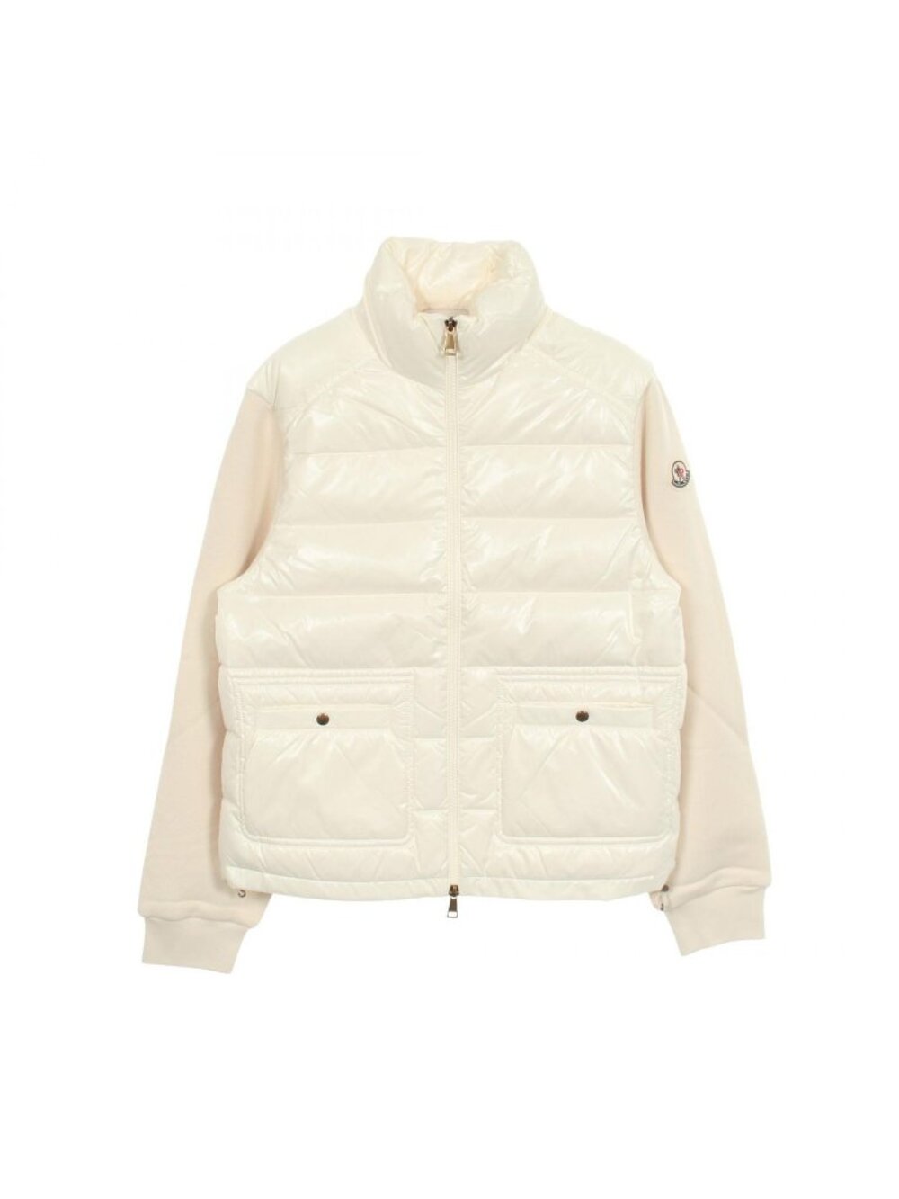 Moncler Down Jacket Zip Up Cardigan Cotton